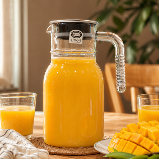 Clear 1 Liter Glass Pitcher (2349) by Limon - image 1