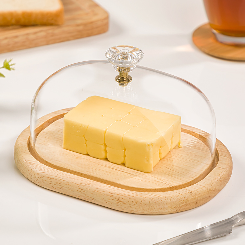 Wooden Butter Dish with Acrylic Lid (2161) by Limon - image 5
