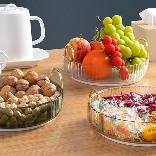 360° Multifunctional Rotating Storage Organizer with Side Handles - image 4