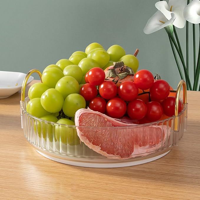 360° Multifunctional Rotating Storage Organizer with Side Handles - image 5