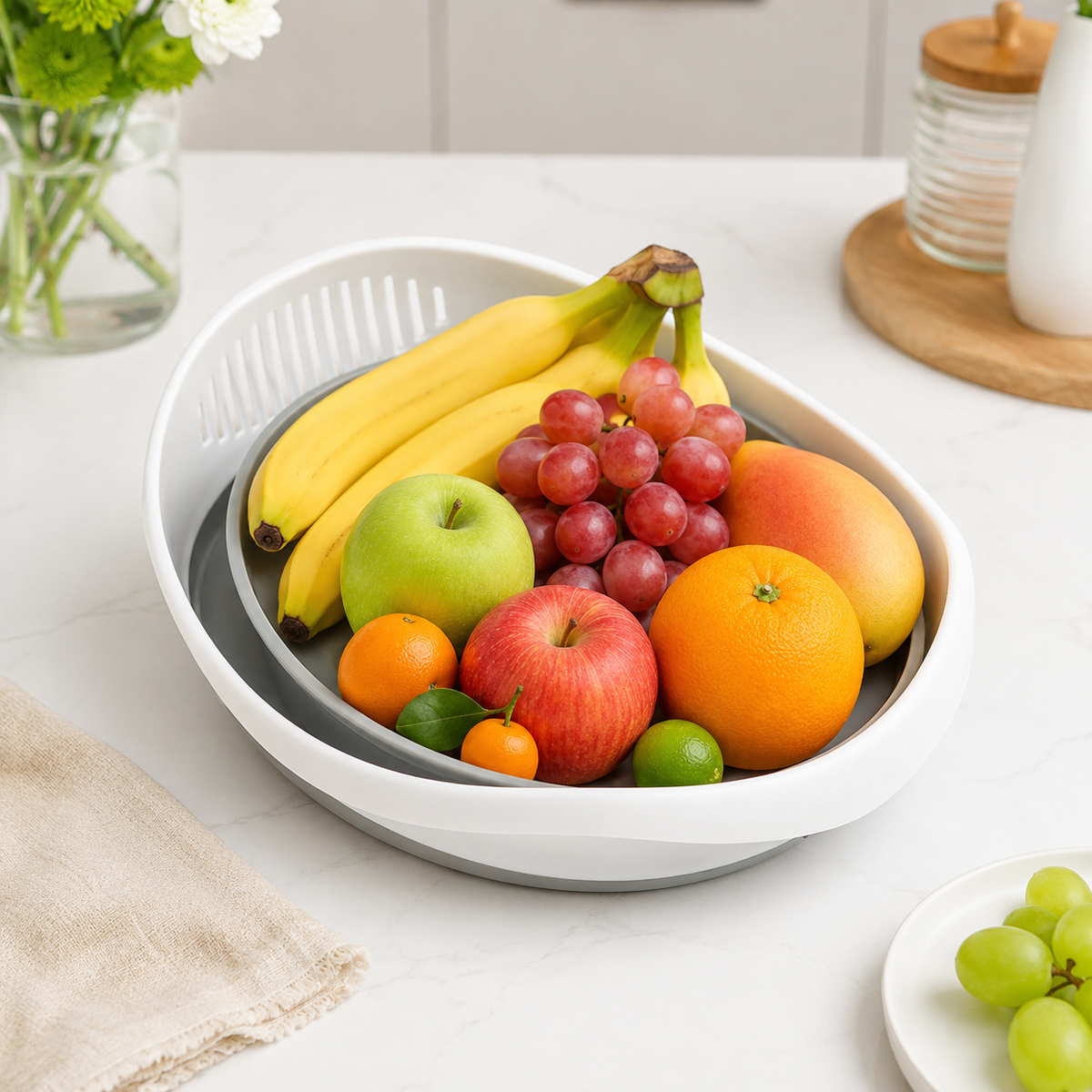 Collapsible Oval Drain Basket - image 2