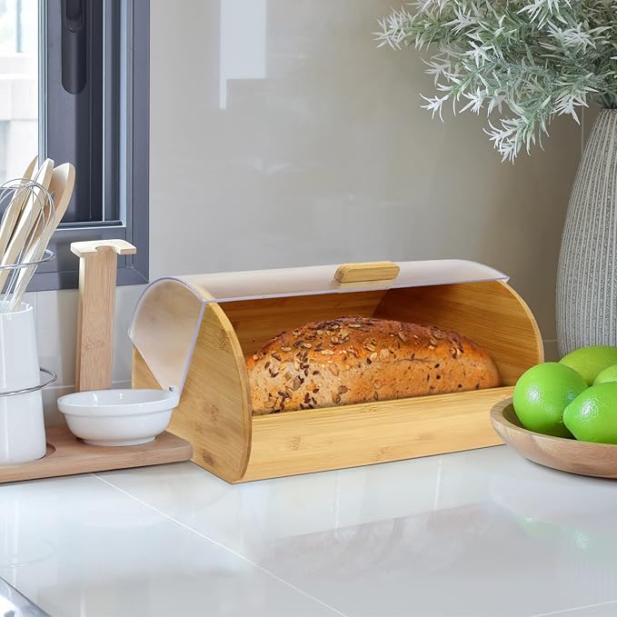 Modern FreshLock Bamboo Bread Keeper - image 1