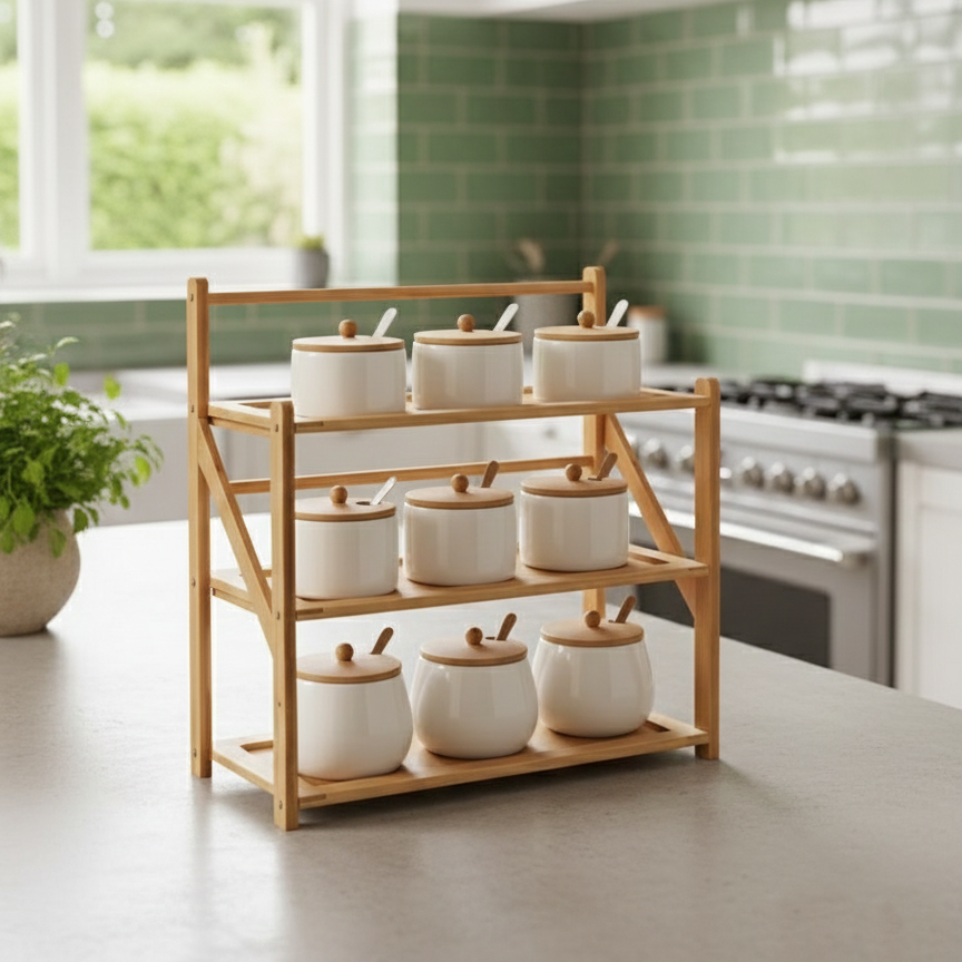 TriFold Multi-Purpose Bamboo Rack - image 2
