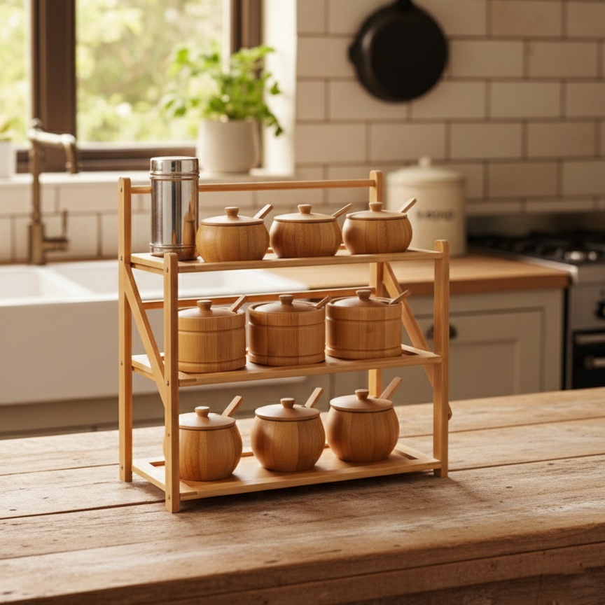 TriFold Multi-Purpose Bamboo Rack - image 3