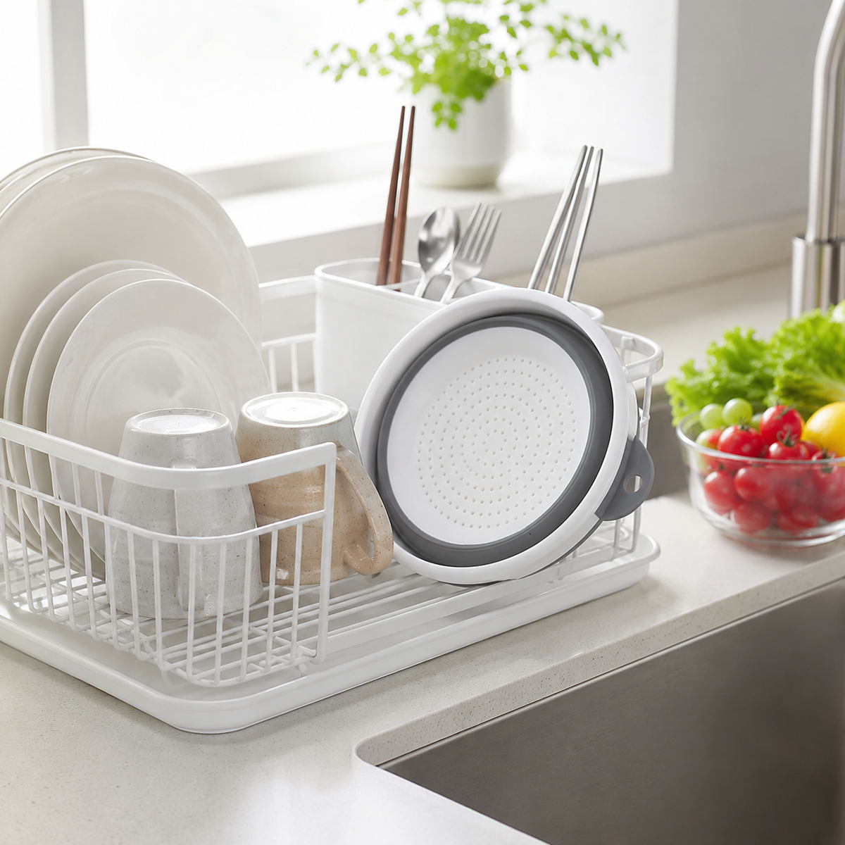 Collapsible Round Drain Basket - image 4