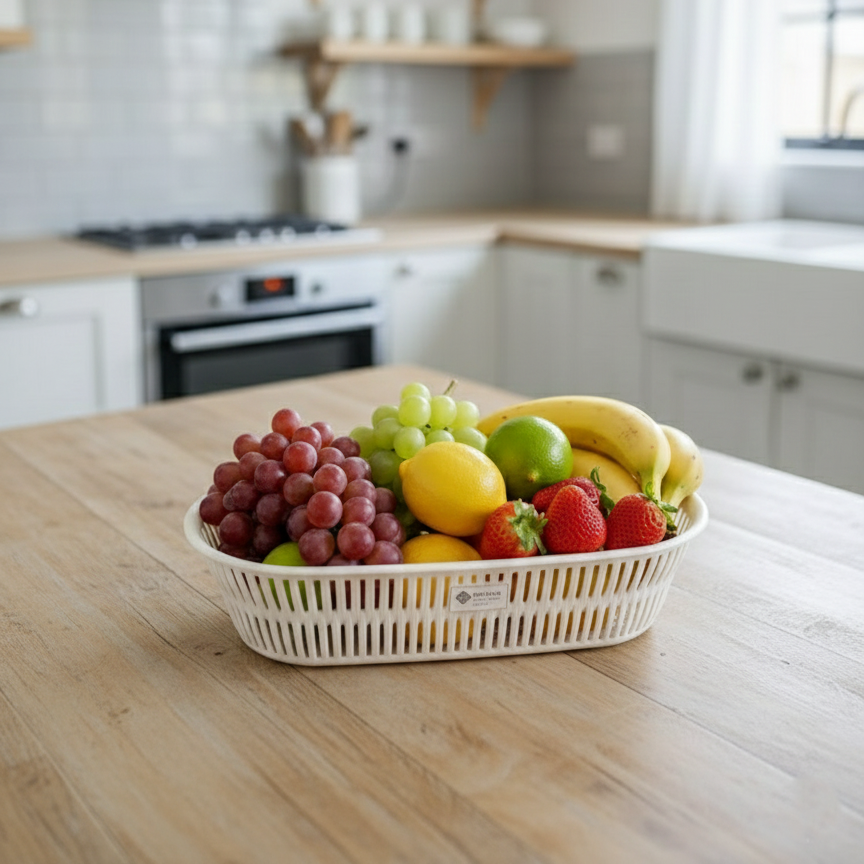 Multipurpose Oval Bamboo Basket by Limon - image 4