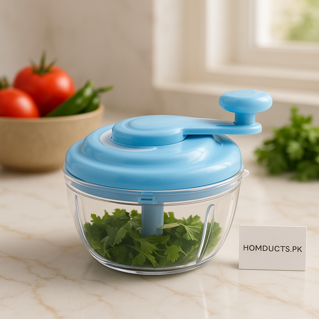 Luxury Mini Hand-Pull Food Chopper & Herb Cutter