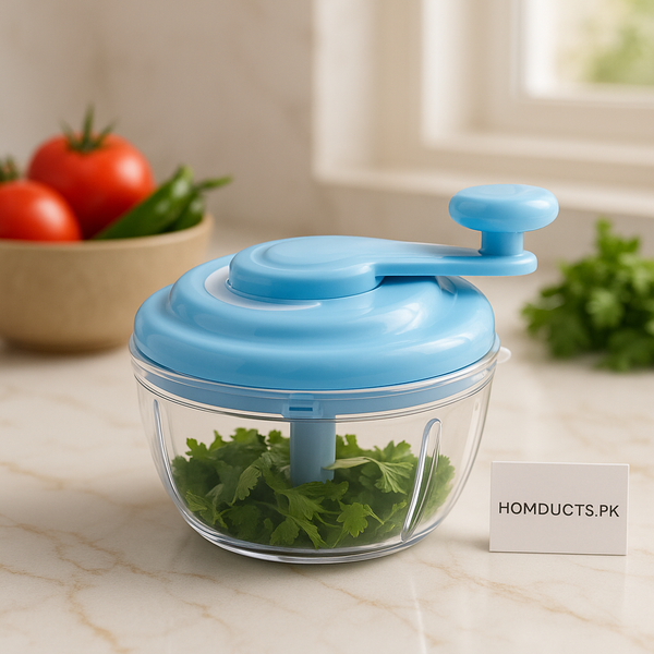 Luxury Mini Hand-Pull Food Chopper & Herb Cutter