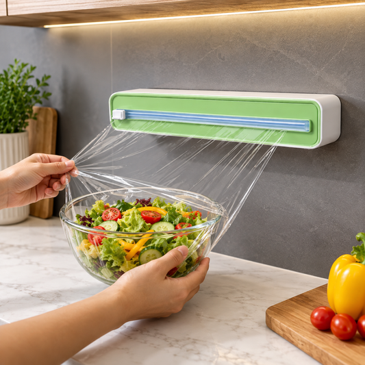 Magnetic Cling Film Dispenser with Sliding Cutter, 36 cm - image 2