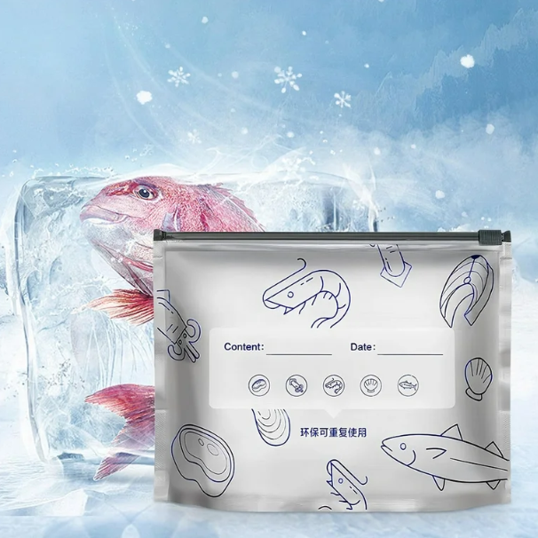 FreezeMate Resealable Foil Zip Bags (10 Pcs) - image 2
