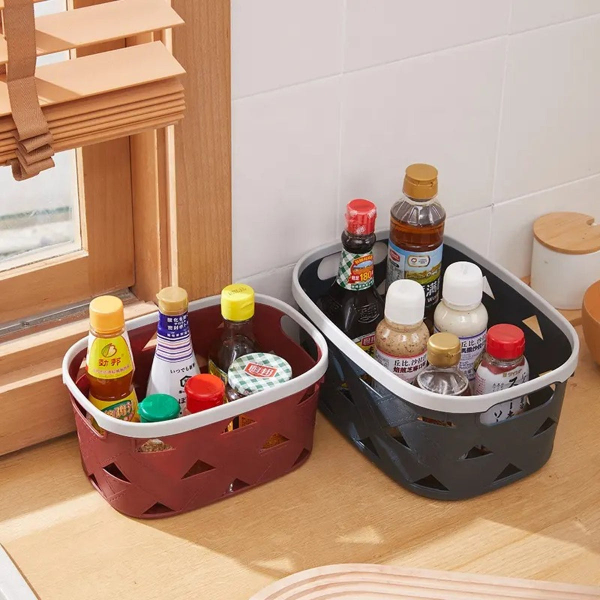 Premium Multi-Purpose Breathable Storage Basket with Handles - image 4