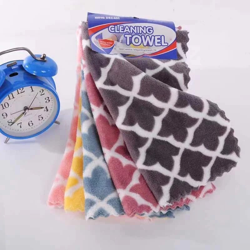 HomeCare Reusable Microfiber Cleaning Cloths (5 Pcs) - image 5