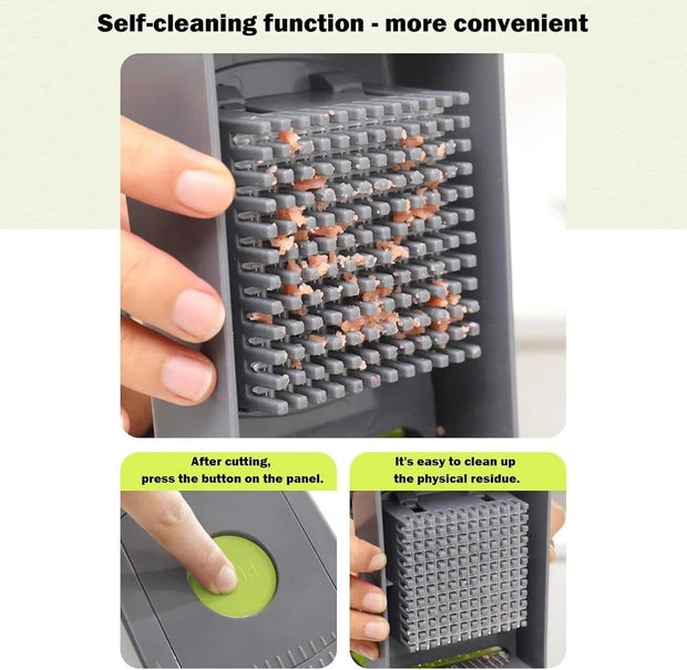 All-in-One Vegetable Cutter with Cutting Board & Storage Boxes