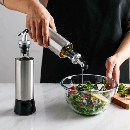 500ml steel cover oil bottle - image 1