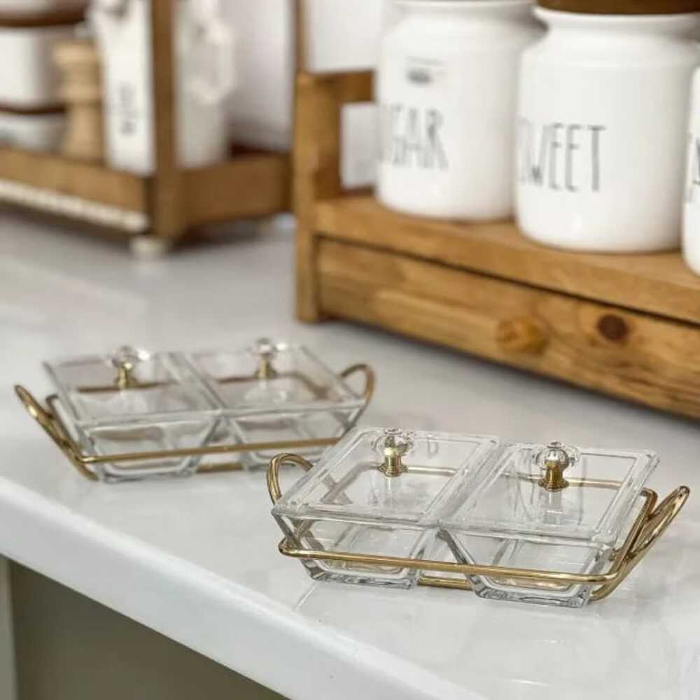 Signature Rectangular Snack Serving Tray Set by Limon - image 5