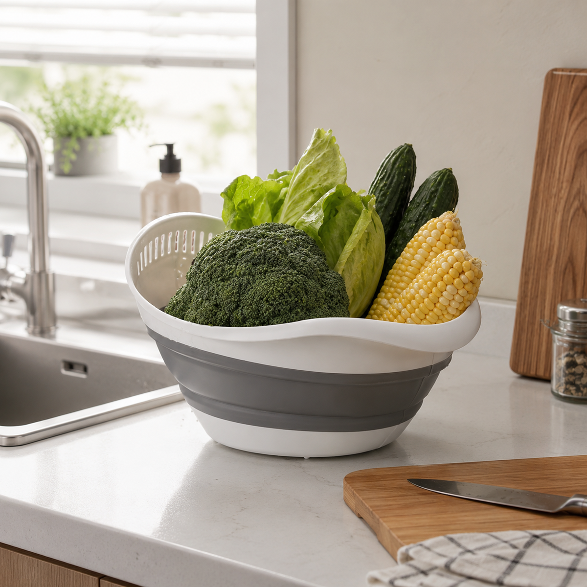 Collapsible Oval Drain Basket - image 3