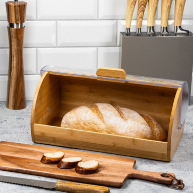 Modern FreshLock Bamboo Bread Keeper - image 4