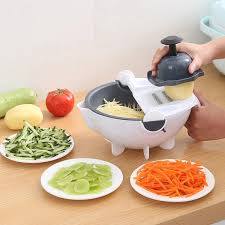 Multifunctional Vegetable Cutter with Drain Basket