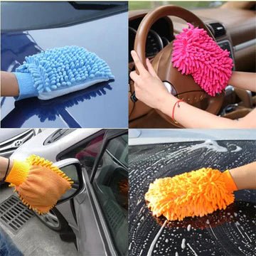 Microfibre cleaning gloves - image 1