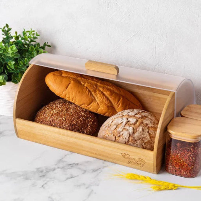 Modern FreshLock Bamboo Bread Keeper - image 2